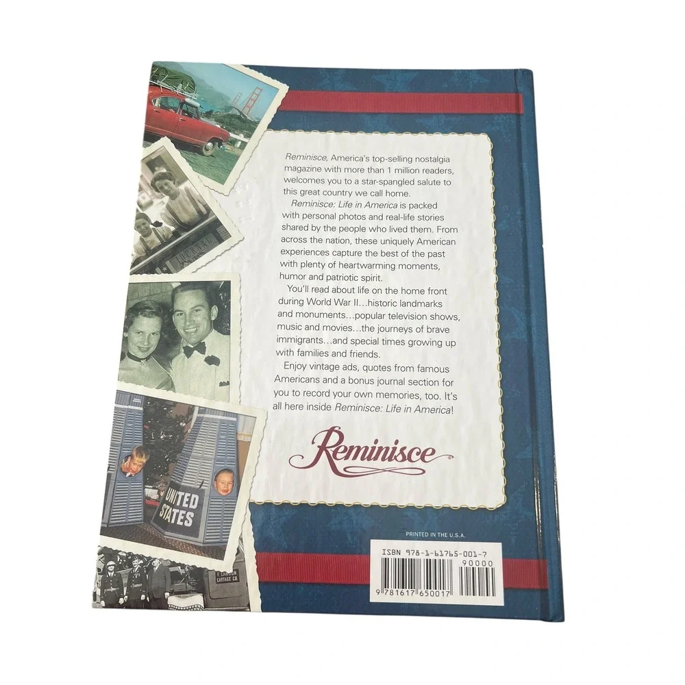 Reminisce Life in America Celebrating the Spirit of Our Country‎ Hardcover Book